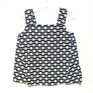 SBJ Austin Size 1 Blue White Tank Barb Wire Print